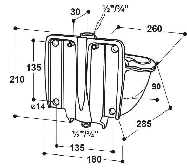 SUEVIA FARMLINE Tränkebecken 46